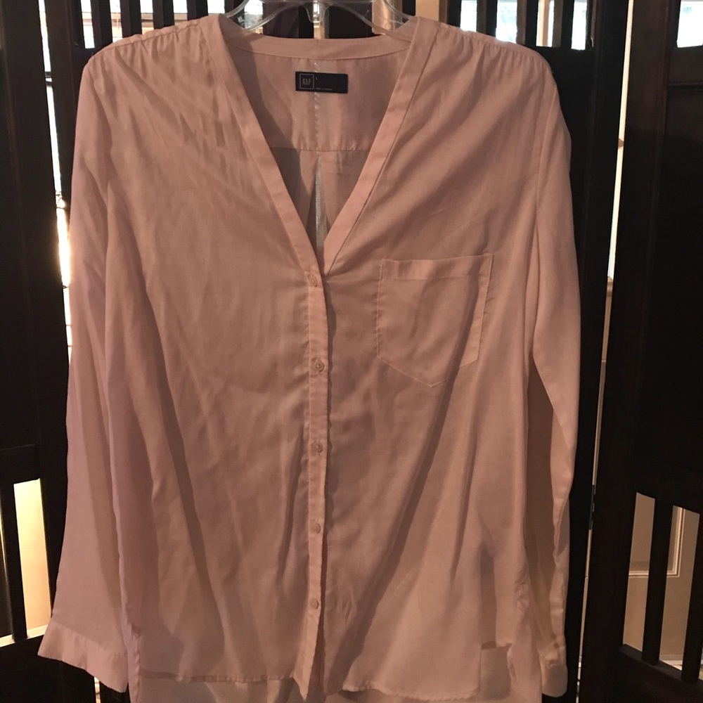 Long Sleeve Gap Blouse